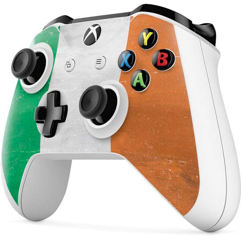 Ireland Flag Distressed Xbox One S Controller Skin